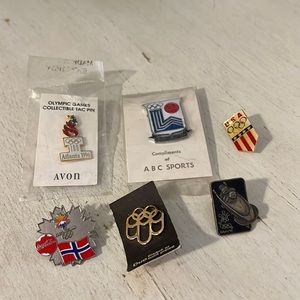 Lot Olympic Games pins 1980-2002 ABC Wide world of sports lake placid SLC MORE